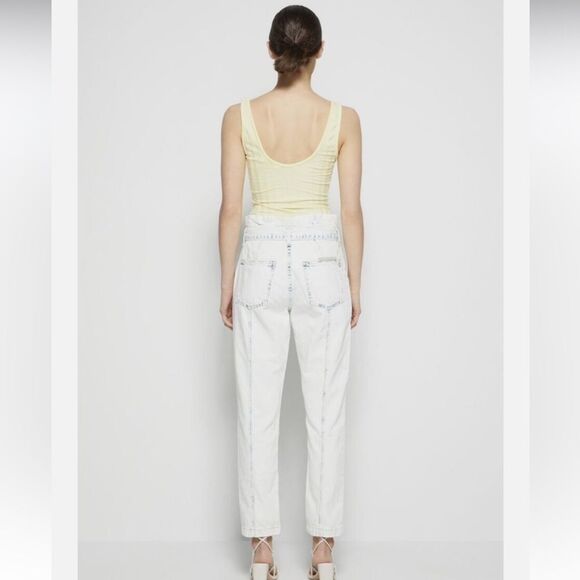 Jonathan  Simkhai acid wash Jeans with High-Waisted Fit, size 25 - Picture 4 of 16